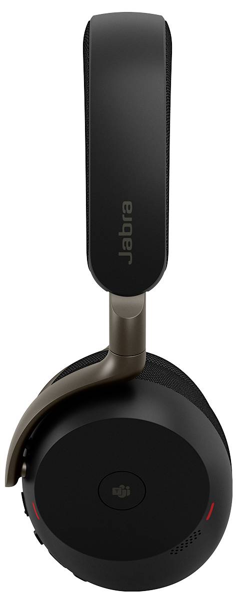 Jabra Jabra Evolve3 75 MS Stereo black mit Lin Headset uzavřená (Over Ear) Bluetooth® stereo černá Potlačení hluku Tlačí-3