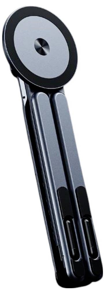 Elegantní, kompaktní skládací telefon v zavřené poloze, vykazující kulatý externí displej a duální zadní fotoaparáty.