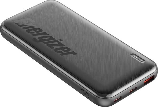 Energizer Ultimate powerbanka Li-Pol, 10000 mAh, Dodávka energie, QC 3.0, USB-A, USB-C®, černá, Indikátor stavu