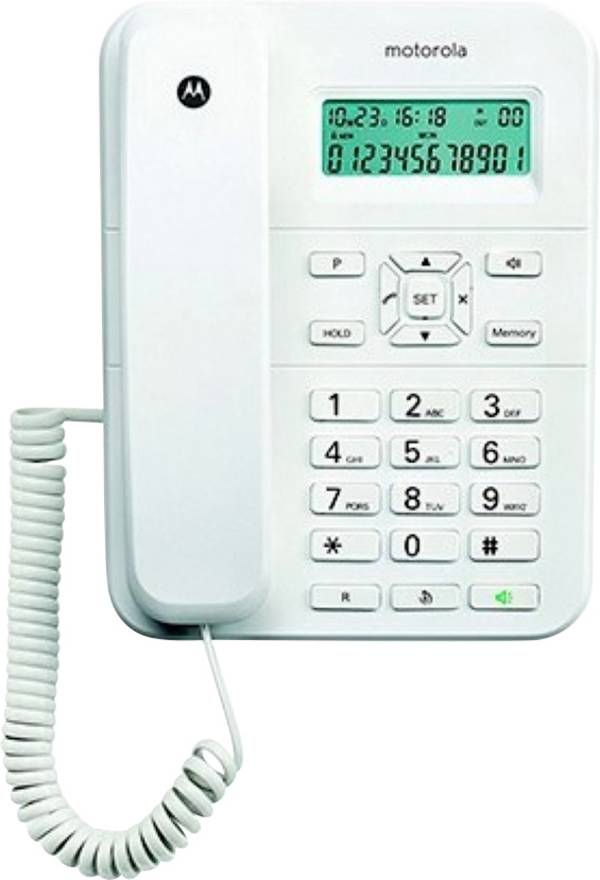 Motorola Corded Phone DECT mobilní část bílá