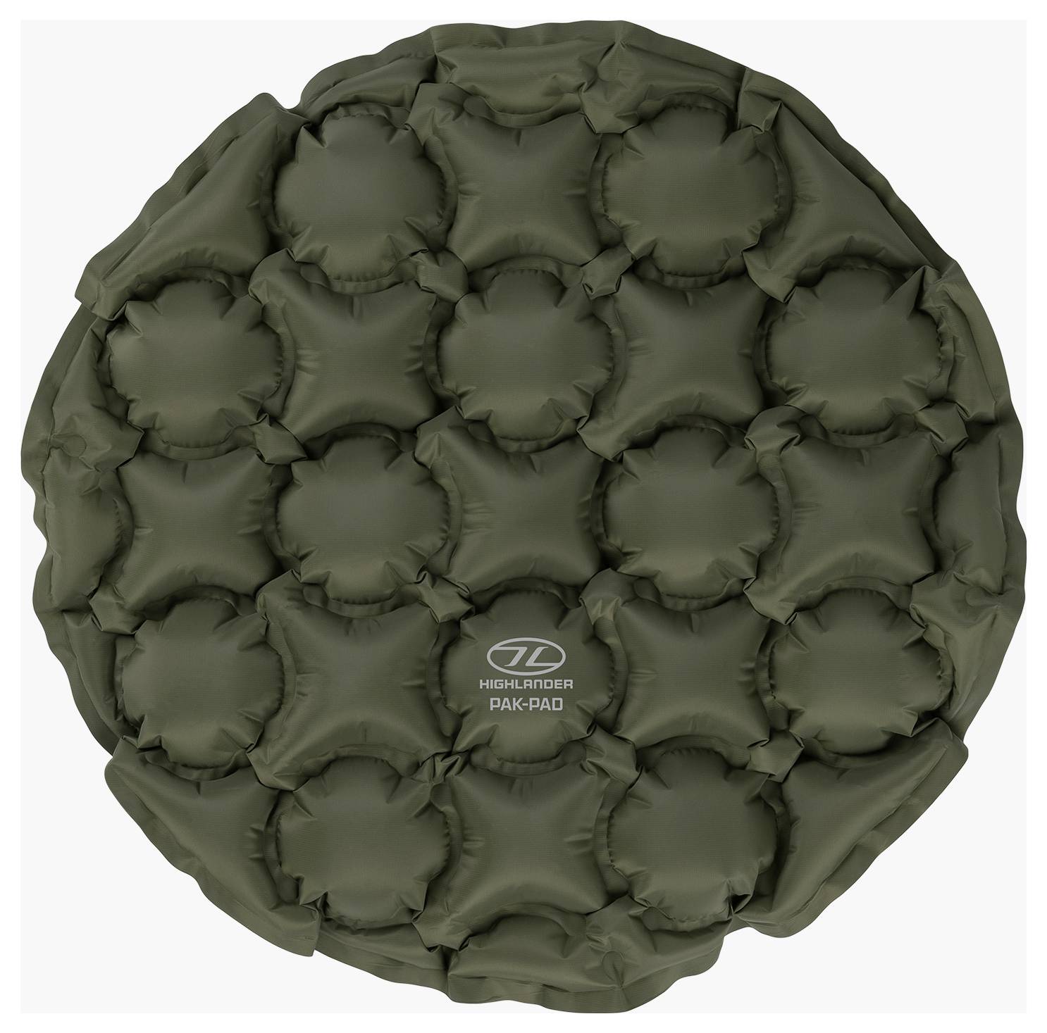 Highlander PAK-PAD Kempingová matrace olivově zelená AIR076-OG Zatížitelnost (hmotnost) (max.) 100 kg-1