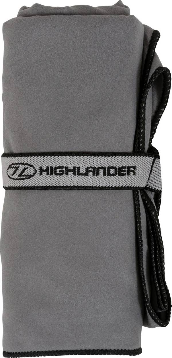 Highlander KLEINES FIBRESOFT-HANDTUCH – ANTHRAZIT 40 x 80cm CS205-CG