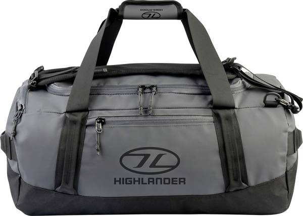 Highlander 45L HAULER DUFFEL Dunkelgrau cestovní taška, 45 l, (š x v x h) 58 x 30 x 32 cm, tmavě šedá , DB132-DGY