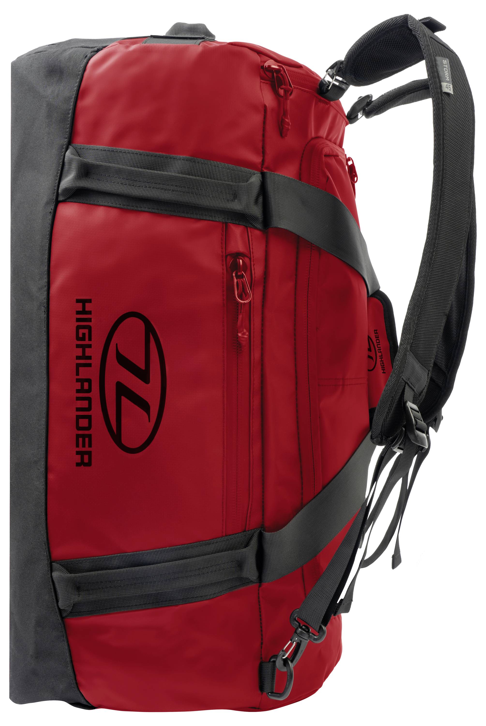 Highlander 65L HAULER DUFFEL ROT cestovní taška, 65 l, (š x v x h) 60 x 35 x 36 cm, červená, DB133-RD-2