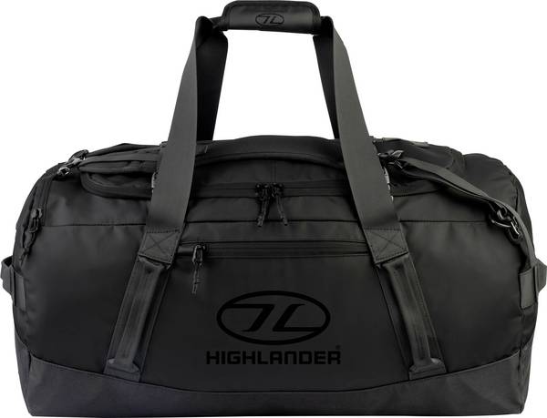 Highlander 90L HAULER DUFFEL SCHWARZ cestovní taška, 90 l, (š x v x h) 70 x 38 x 39 cm, černá, DB134-BK