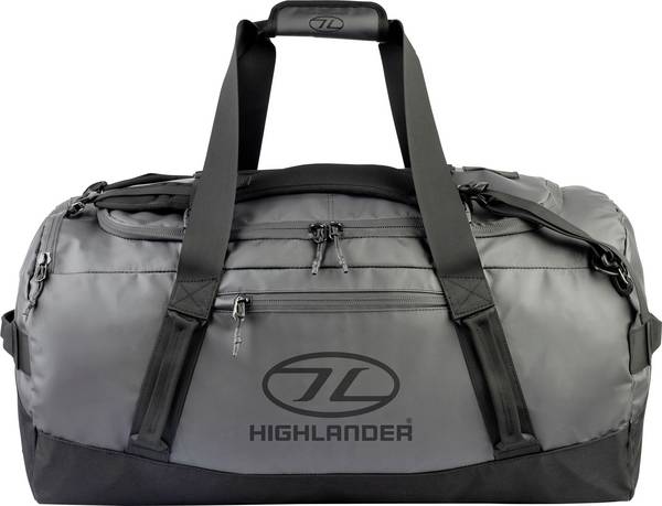 Highlander 90L HAULER DUFFEL DUNKELGRAU cestovní taška, 90 l, (š x v x h) 70 x 38 x 39 cm, tmavě šedá , DB134-DGY