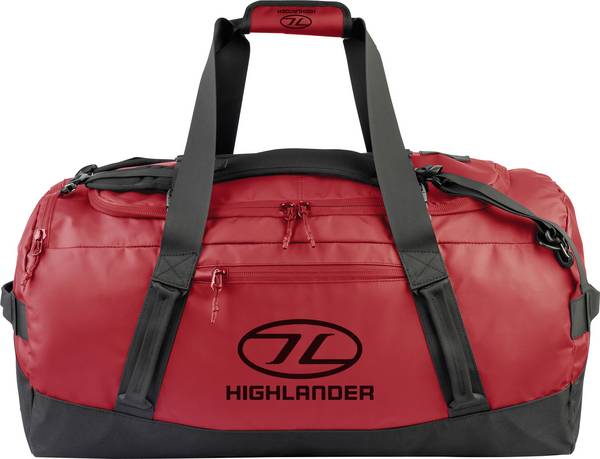 Highlander 90L HAULER DUFFEL ROT cestovní taška, 90 l, (š x v x h) 70 x 38 x 39 cm, červená, DB134-RD