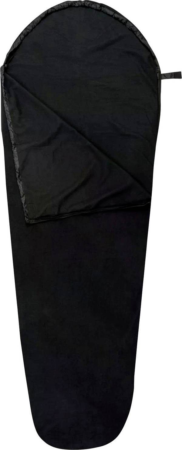 Highlander Fleece-Schlafsack-Inlett Kempingová matrace černá SB251M