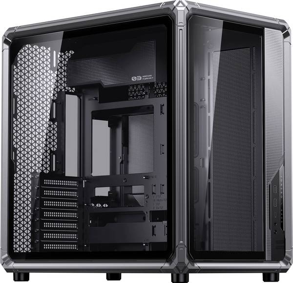 Jonsbo X400 midi tower PC skříň, pouzdro, herní pouzdro  šedá