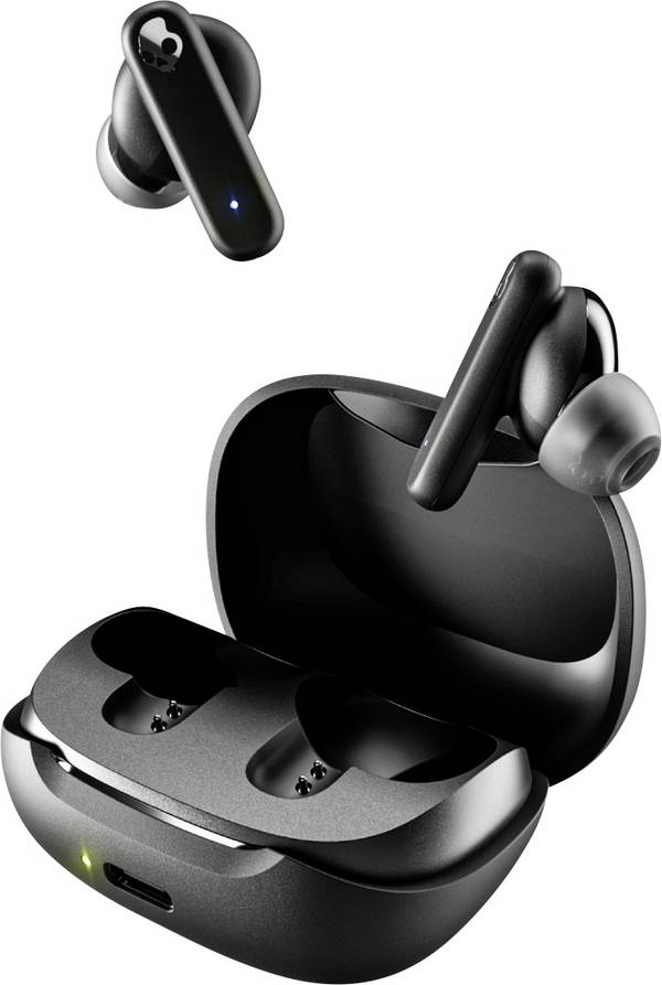 Skullcandy Smokin' Buds True Wireless Black  špuntová sluchátka (In Ear) Bluetooth® stereo černá  dotykové ovládání mobil