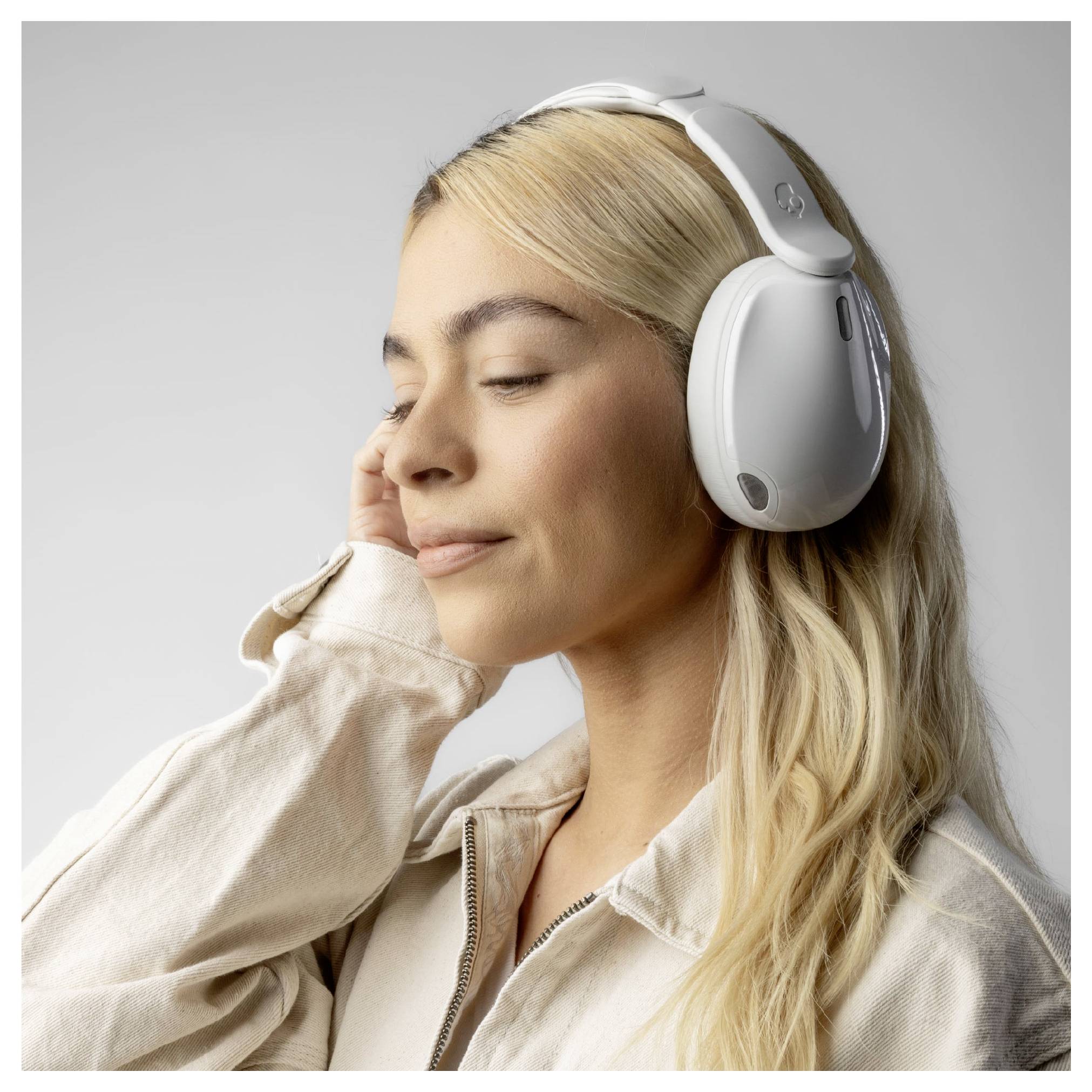 Skullcandy HESH 540 ANC WIRELESS OVER EAR sluchátka uzavřená (Over Ear) Bluetooth® Virtual Surround bílá Potlačení hluku-4