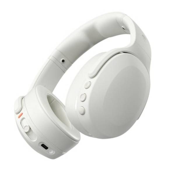 Skullcandy Crusher Evo Wireless Over-Ear  otevřená sluchátka Bez kabelu  bílá  Vibrace