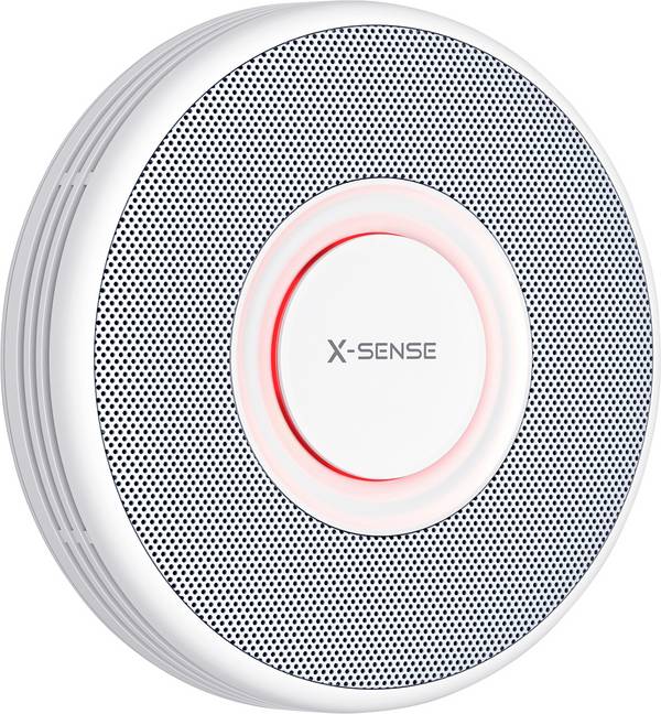 X-Sense XS0B-MR detektor kouře  Ovládání přes aplikaci, možnost vzájemného propojení na baterii (Ø x v) 110 mm x 33 mm