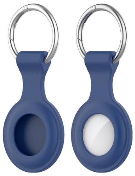 4Smarts 4smarts Silicone Case Set f. AirTags 5 S AirTag ochranný kryt fialová, černá, modrá, zelená, oranžová-3