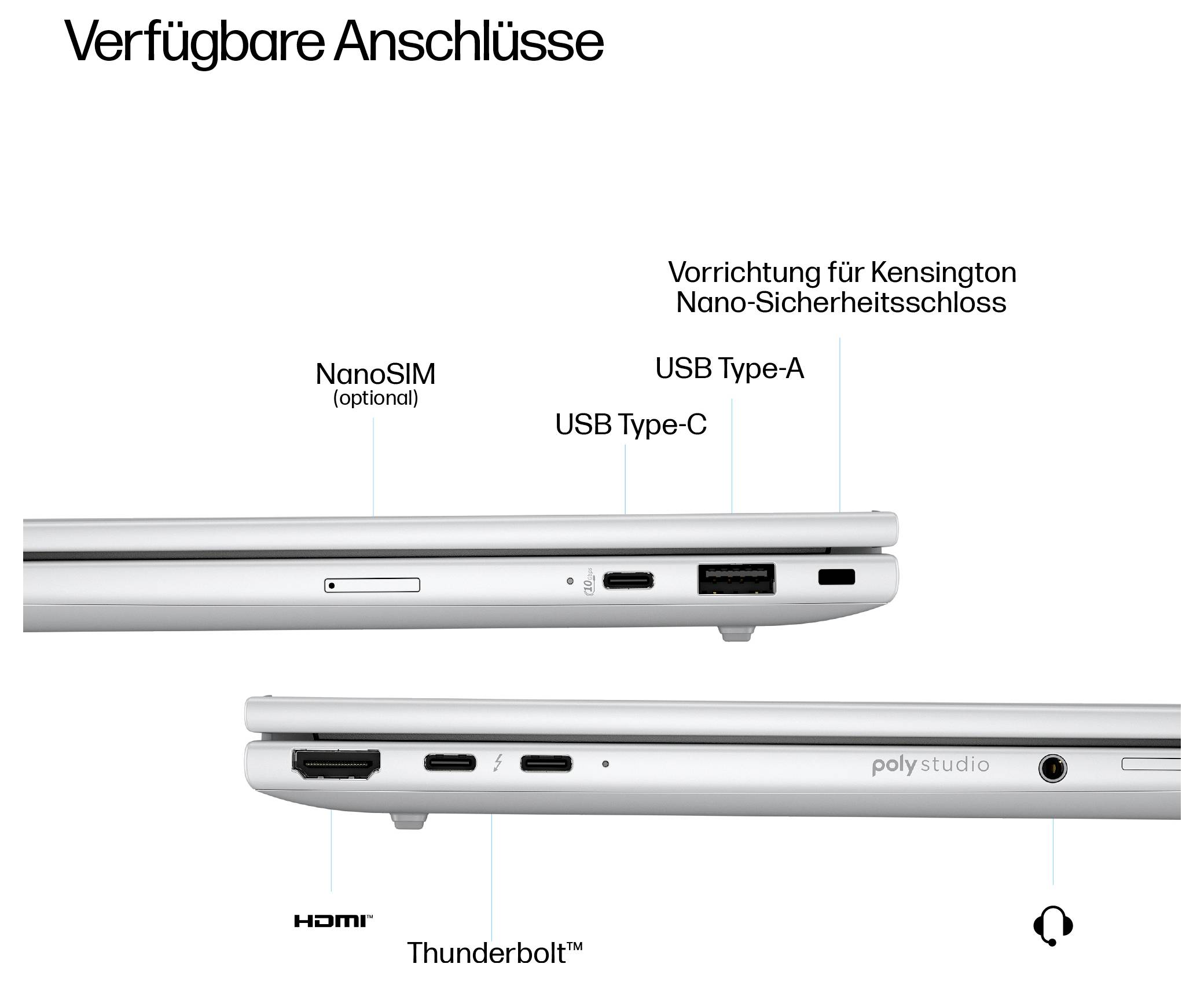 HP notebook EliteBook 8 G1i 35.6 cm (14 palec) WUXGA Intel® Core™ Ultra 5 226V 16 GB RAM 512 GB SSD německá, QWERTZ Inte-3