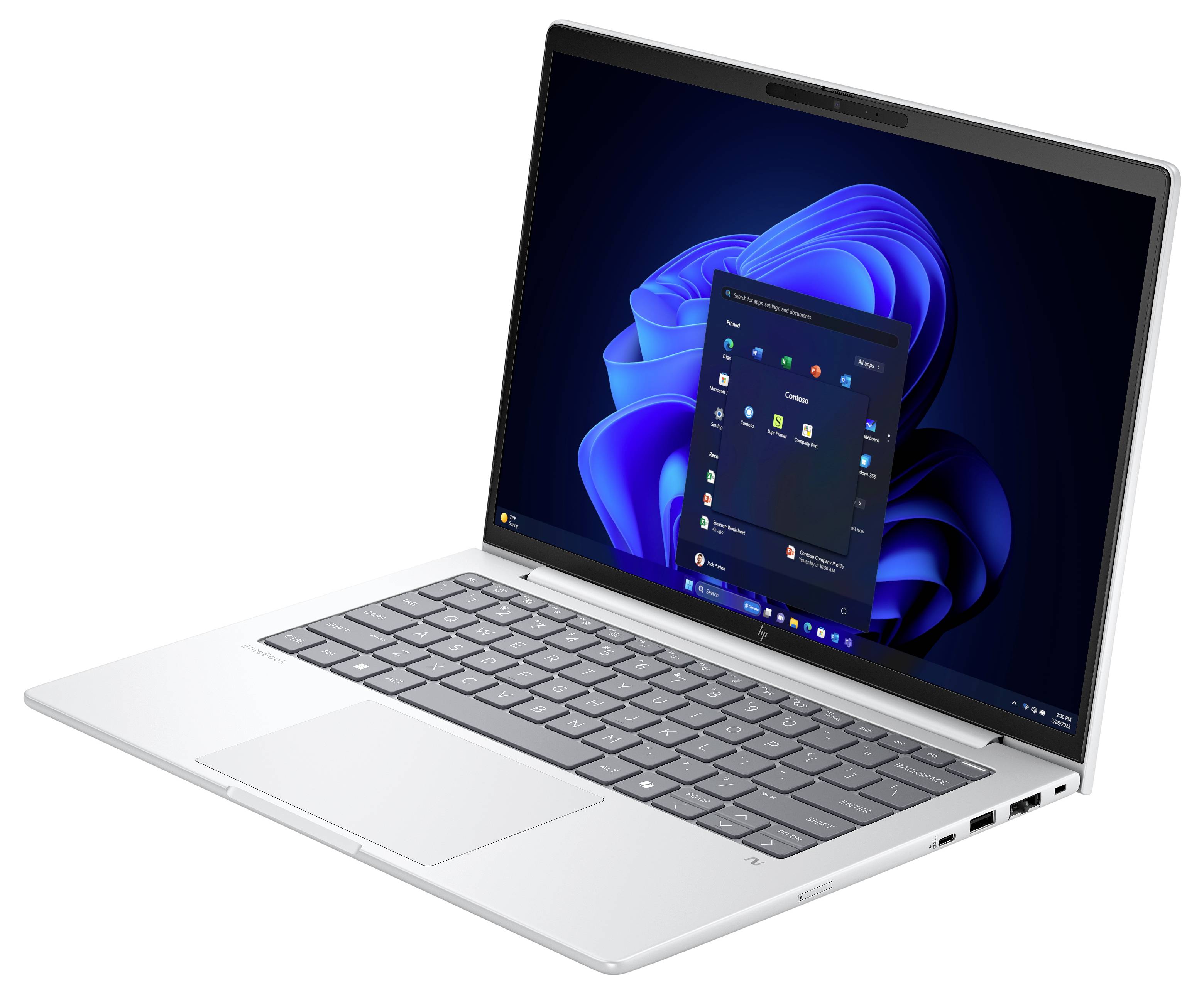HP notebook EliteBook 8 G1i 35.6 cm (14 palec) WUXGA Intel® Core™ Ultra 5 226V 16 GB RAM 512 GB SSD německá, QWERTZ Inte-10