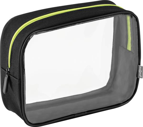 PAGNA  cestovní taška, černá, transparentní, lipově zelená , P9952417