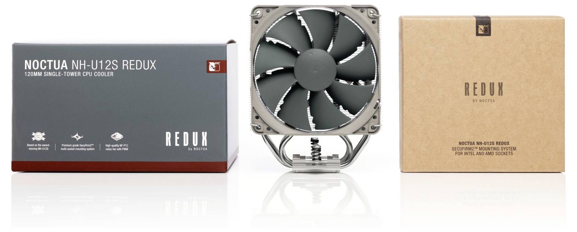 Noctua NH-U12S REDUX chladič procesoru s větrákem Intel® 1150, Intel® 1151, Intel® 1155, Intel® 1156, Intel® 1200, Intel-4