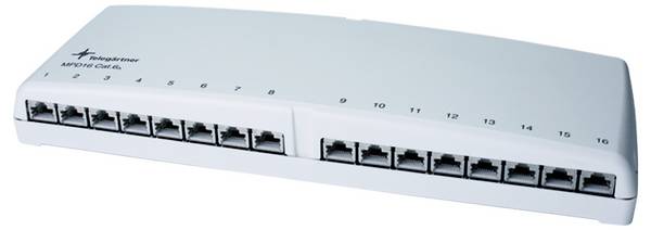 Telegärtner 100007004  Rozbočovač  CAT 6A  bílá osazený