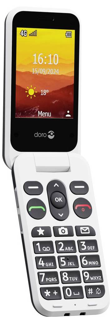 doro Leva L30 graphit-weiß LTE mobilní telefon černá, bílá-4