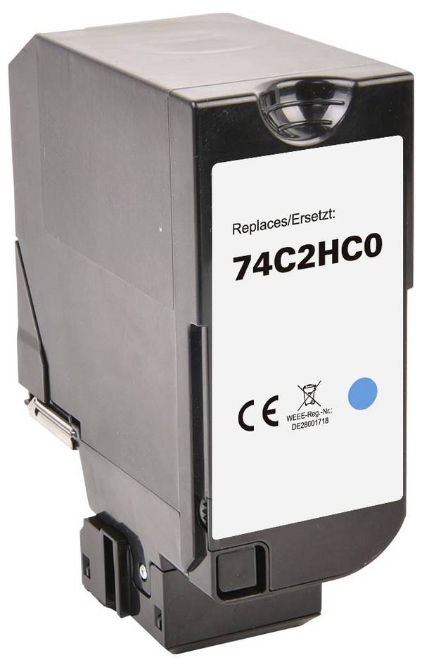 Renkforce Ink náhradní Lexmark 74C2HC0  kompatibilní  azurová 12000 Seiten RF-L74C2HC0 RF-7475638