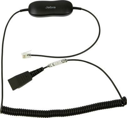 Jabra GN1216 kabel pro headset 0.8 m černá