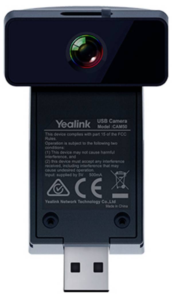 Yealink CAM50 systémový telefon, rozšiřující modul USB-A černá