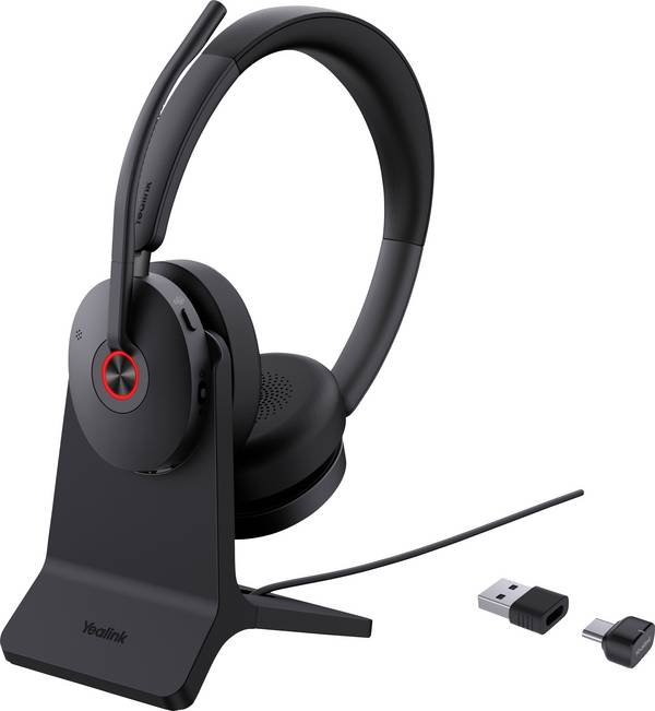 Yealink BH 74 Teams  Headset otevřená (On Ear) Bluetooth®  černá Potlačení hluku  telefon