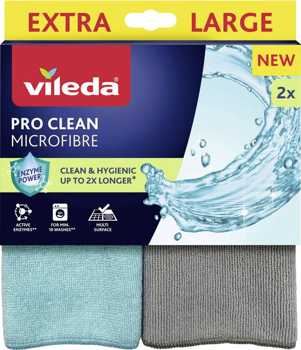 UTĚRKA z mikrovlákna PRO CLEAN, 2 ks 179230