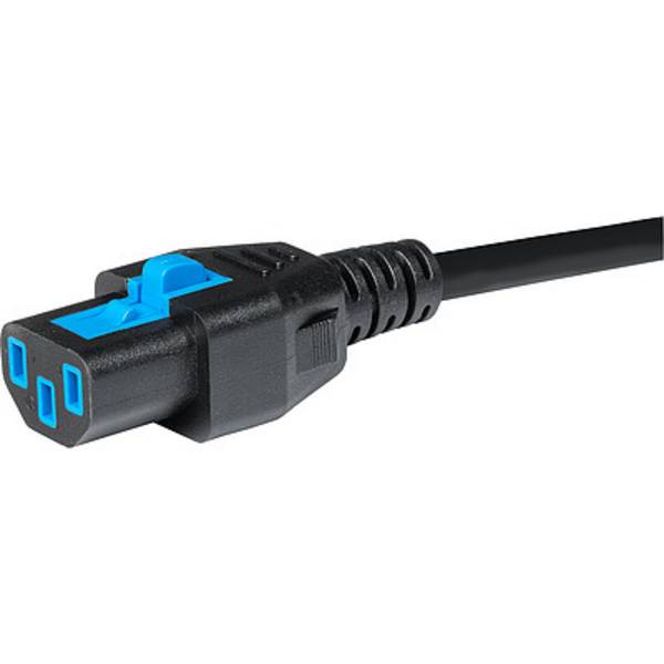 Schurter 3-133-825 napájecí síťový kabel  černá 2 m