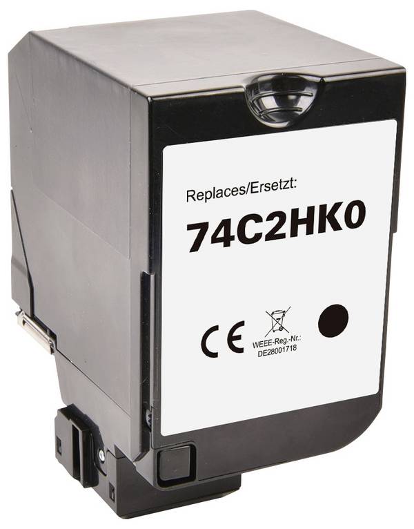 Renkforce Ink náhradní Lexmark 74C2HK0  kompatibilní  černá 20000 Seiten RF-L74C2HK0 RF-7477326