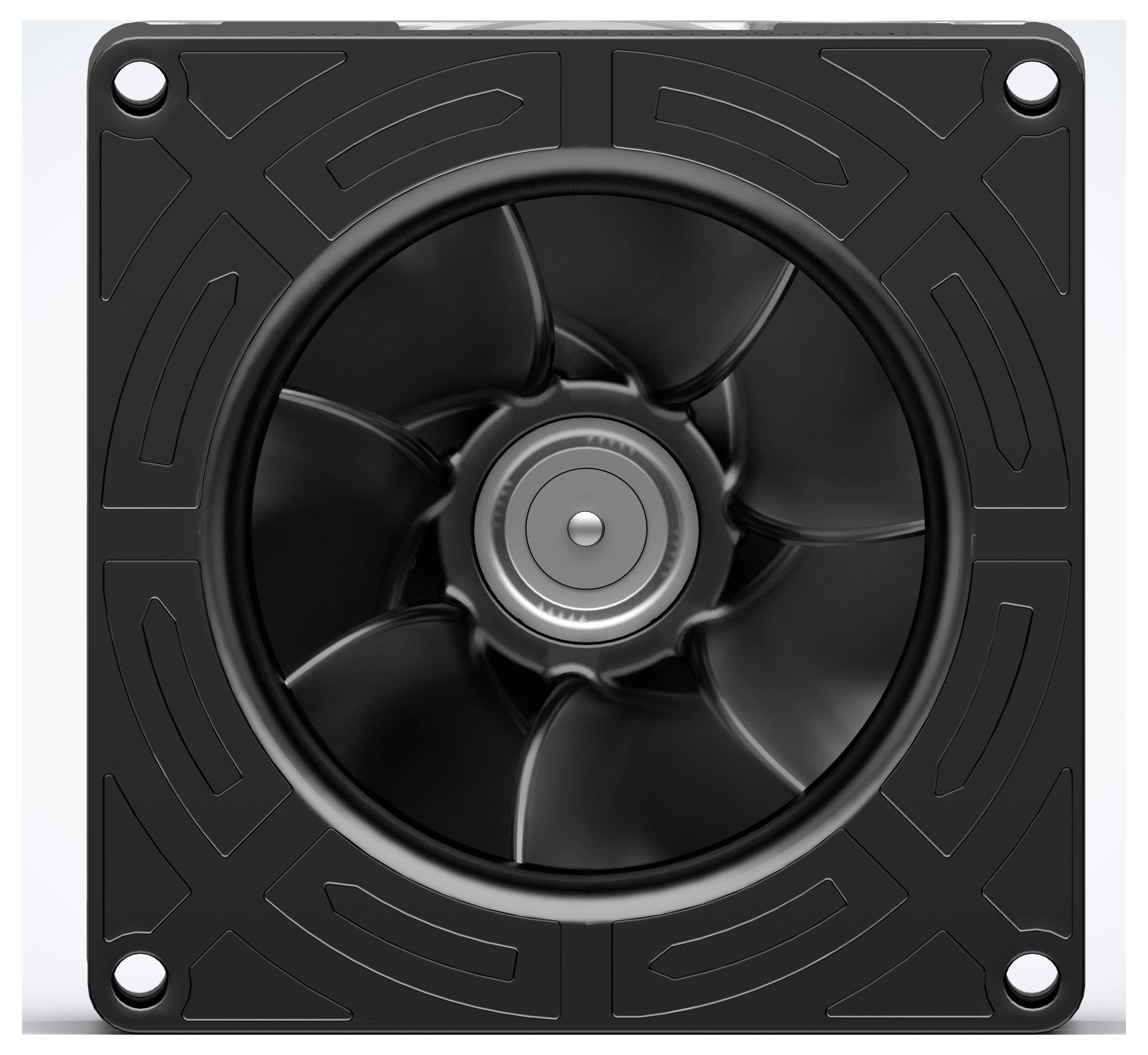 EBM Papst DF80,12V PWM & /220.000 rpm diagonální ventilátor , 12 V/DC, 234 m³/h, (d x š x v) 80 x 80 x 80 mm, 8315100425-2