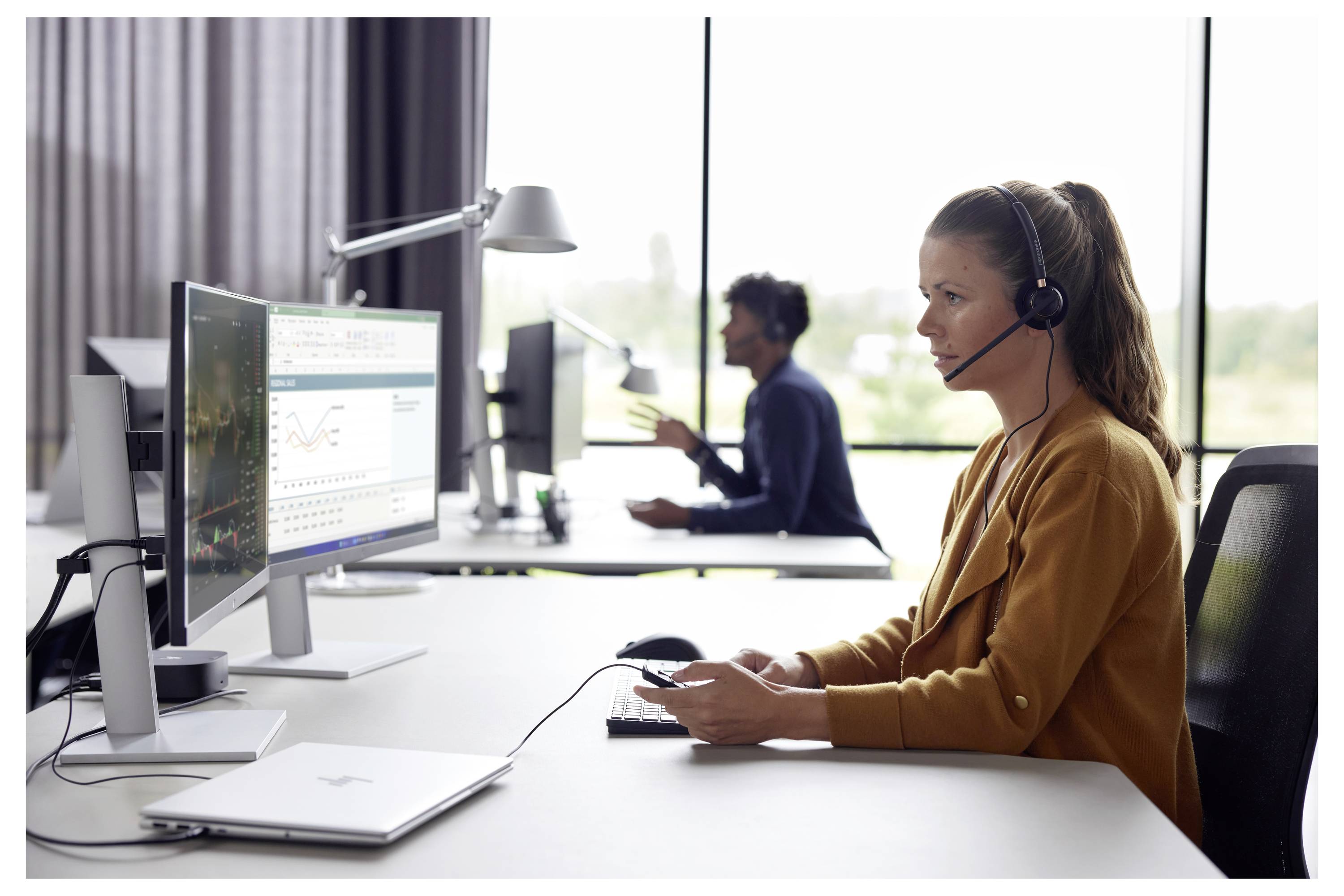HP Poly EncorePro 530 EncorePro 500 Headset otevřená (On Ear) černá-1