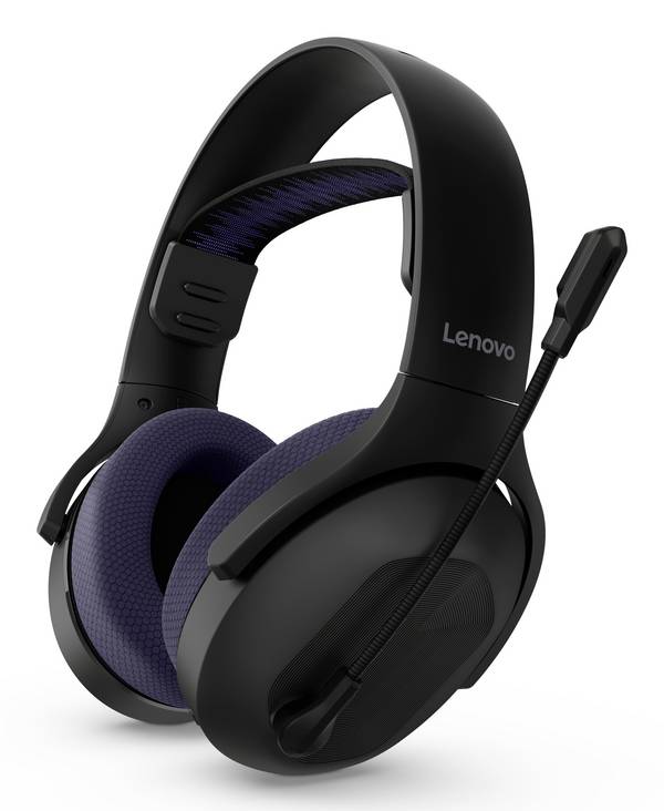 Lenovo Legion H410 Wireless Headset (P)  Headset otevřená (On Ear)   černá, fialová   Gaming