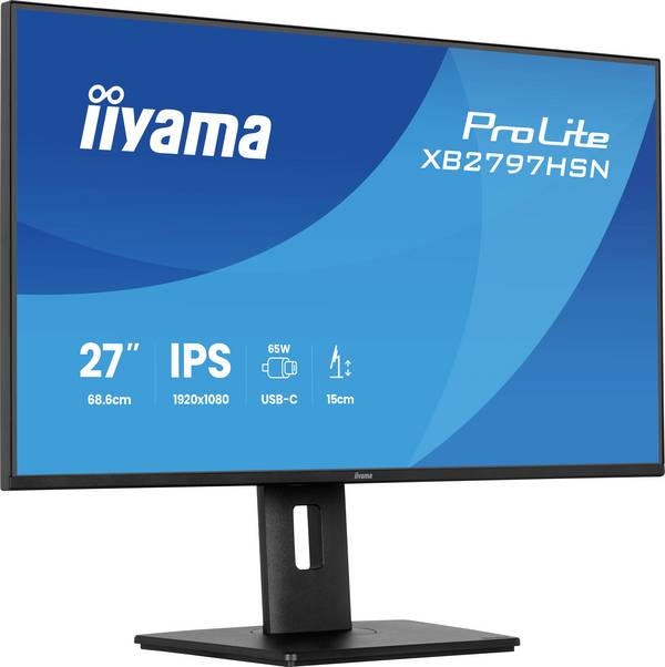 Iiyama ProLite LCD monitor 68.6 cm (27 palec)1920 x 1080 Pixel, 16:9, 1 ms, IPS LCD