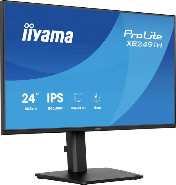 Iiyama ProLite LCD monitor 60.5 cm (23.8 palec)1920 x 1080 Pixel, 16:9, 1 ms, IPS LCD