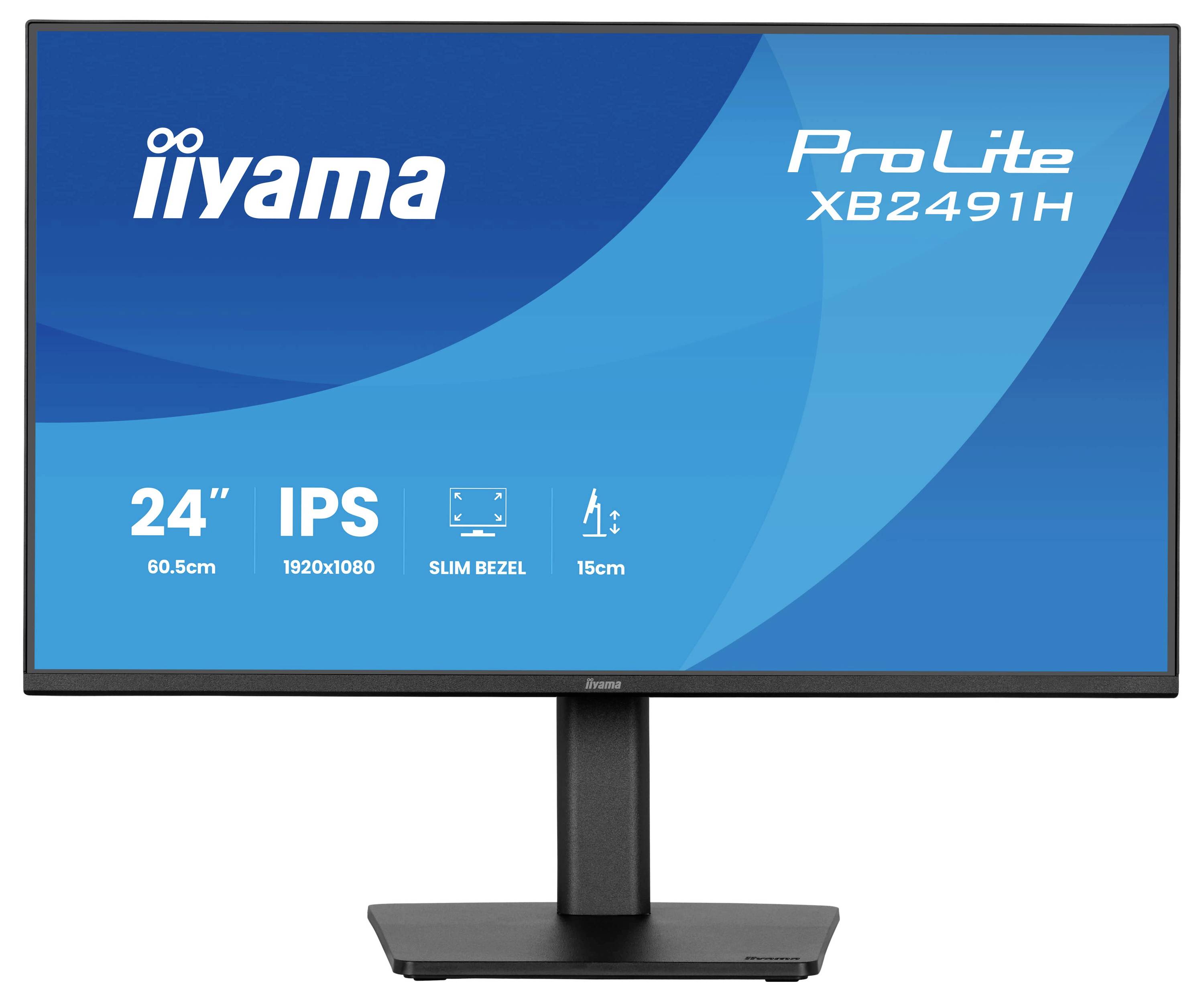 Iiyama ProLite LCD monitor 60.5 cm (23.8 palec)1920 x 1080 Pixel, 16:9, 1 ms, IPS LCD-2
