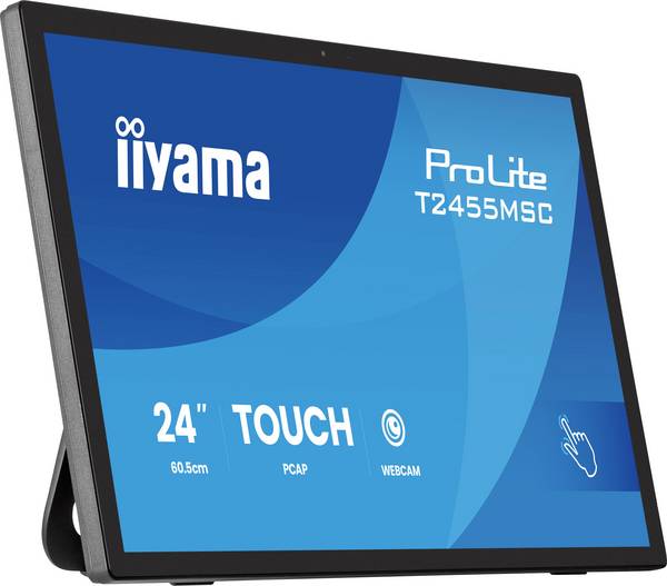 Iiyama ProLite dotykový monitor Energetická třída (EEK2021): E (A - G)  60.5 cm (23.8 palec) 3840 x 2160 Pixel 16:9 5 ms  IPS LCD