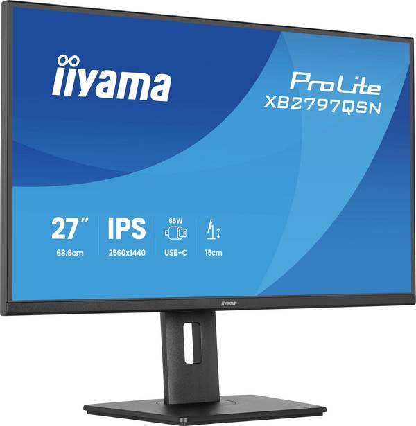Iiyama ProLite LCD monitor 68.6 cm (27 palec)2560 x 1440 Pixel, 16:9, 1 ms, IPS LCD