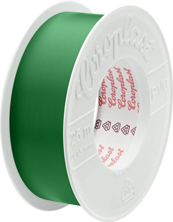 Coroplast 302 PVC 265958 izolační páska  zelená (d x š) 25000 mm x 30 mm 1 ks