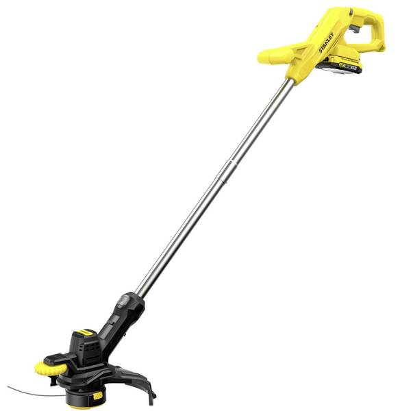 STANLEY V 20 akumulátor Akumulátorová strunová sekačka  + akumulátor, vč. nabíječky  2 Ah šířka sekání: 250 mm