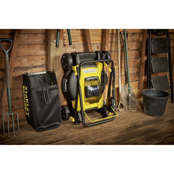 STANLEY V 20 akumulátor Akumulátorová sekačka   + 2. akumulátor, vč. nabíječky  18 V šířka sekání 510 mm