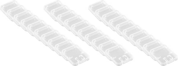 Xlyne 177567-2 pouzdro na paměťové karty paměťová karta SD, paměťová karta microSD průhledná