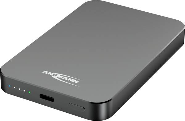 Ansmann PB115PD powerbanka 5000 mAh, Dodávka energie, Bezdrátové nabíjení Qi, USB-C®, Indikátor stavu