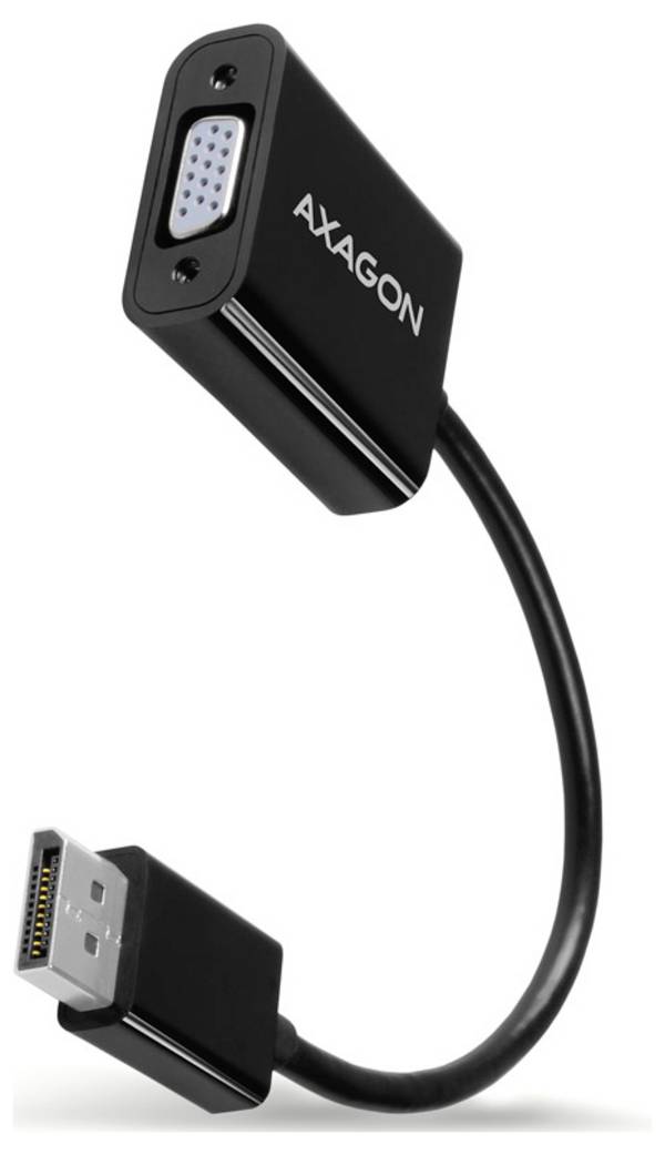 AXAGON RVD-VGN DisplayPort / VGA adaptér [1x zástrčka DisplayPort - 1x VGA zásuvka]