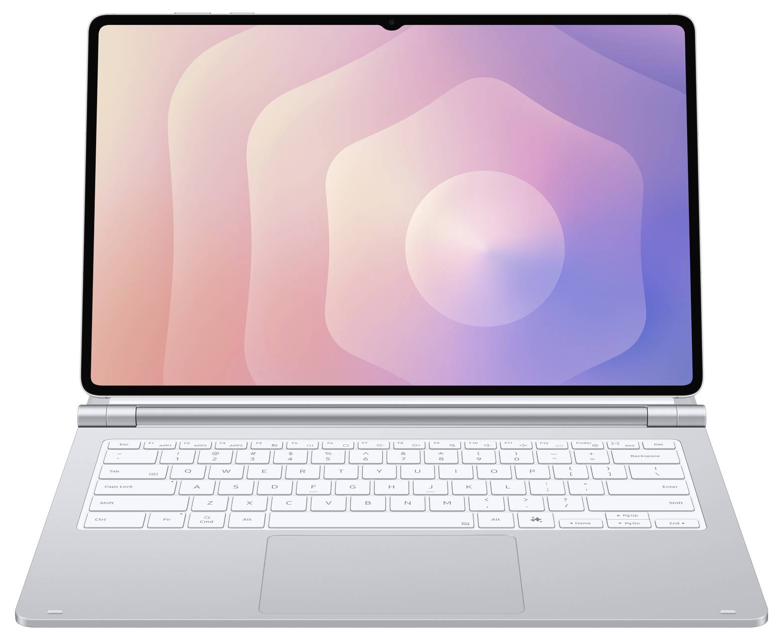 Samsung kabelový klávesnice německá, QWERTZ stříbrná tlačítka multimédií-8