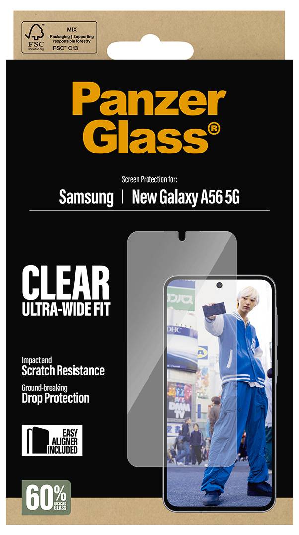 PanzerGlass ochranné sklo na displej smartphonu Samsung Galaxy A57 1 ks PG32082-2