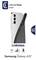 Ochranné pouzdro Cellularline Protect pro telefon zobrazující Samsung Galaxy A37 v tenkém černém pouzdru "CHROMA", zdůrazňující štíhlý design, ochranu a měkký mikrovlákno.