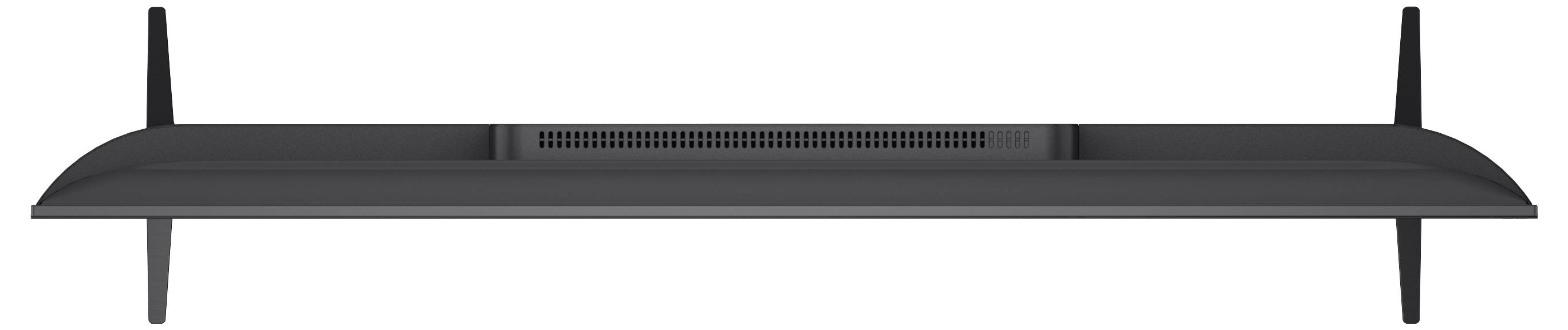 Černý bezdrátový směrovač nebo modem se dvěma vzpřímenými anténami na bílém pozadí.