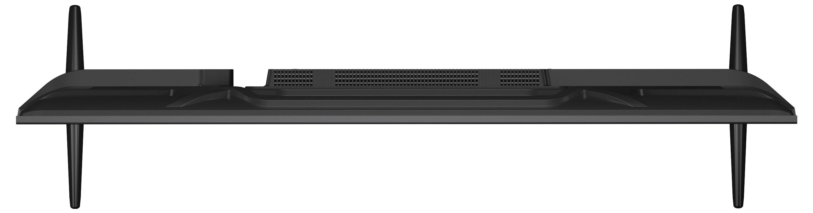 Černý bezdrátový router se čtyřmi anténami, zobrazený zepředu na bílém pozadí.